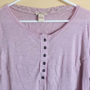 NWT Sundance catalogue lavender top Sz L